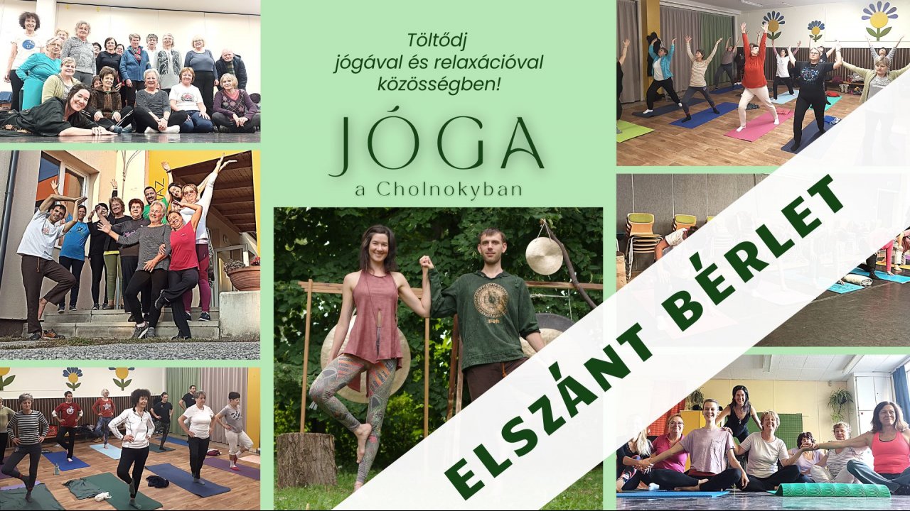 Elszánt bérlet 🧘‍♀️ CHOLNOKY JÓGA